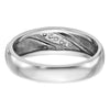 5.5mm Round Cut Lab Grown Channel Set Men's Wedding Band