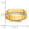 4mm Round Cut Diamond Row Lab Grown Men's Wedding Band
