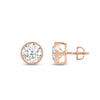 2.0Ct Round Cut Moissanite Vintage Diamond Stud Earrings for Her