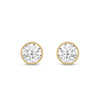2.0Ct Round Cut Moissanite Vintage Diamond Stud Earrings for Her
