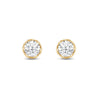 Round Cut Moissanite Vintage Diamond Stud Earrings for Her