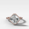 Modern Geometry: The Penumbra Tilted Asscher Bezel Ring