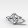 Modern Geometry: The Penumbra Tilted Asscher Bezel Ring