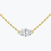 0.25CT-1.0CT Marquise Cut Moissanite Solitaire Necklace