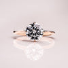 1.35-3.35 CT Round CVD Diamond Solitaire Engagement Ring
