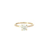 1.01 CT Round CVD Diamond Solitaire Engagement Ring