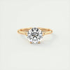 1.8 Ct Round Solitaire Moissanite Diamond Engagement Ring