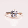 1.50 - 3.0 CT Cushion CVD Diamond Hidden Halo Engagement Ring