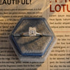1.0 CT-3.0 CT Emerald CVD Diamond Solitaire Engagement Ring