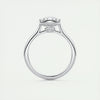 2.0 Ct Oval Solitaire Bezel Moissanite Diamond Engagement Ring