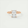 2.5 Ct Solitaire Radiant Cut Moissanite Diamond Engagement Ring