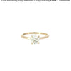 1.01 CT Round CVD Diamond Solitaire Engagement Ring