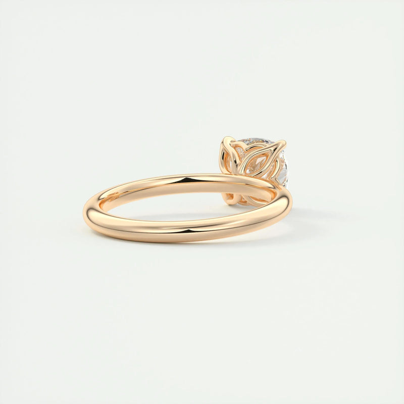 2.0 Ct Cushion Solitaire Moissanite  Diamond  Engagement Ring