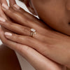 1.0CT-3.0CT Oval Cut Moissanite Diamond Unique Solitaire Engagement Ring