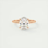 2.0 Ct  Oval Cut  Solitaire Moissanite Diamond  Engagement Ring