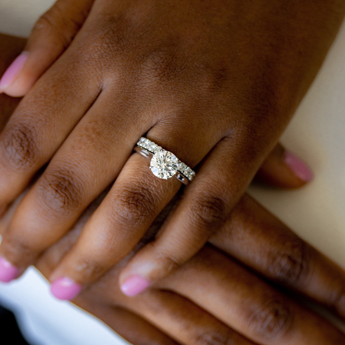 2.75ct Round Brilliant Cut Moissanite Solitaire Engagement Ring