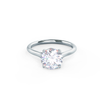 2.75ct Round Brilliant Cut Moissanite Solitaire Engagement Ring