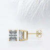 Radiant Cut Moissanite Diamond Studs Earrings for Women