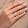 1.0 -3.0 Carat Shape Princess Hidden Halo Setting Engagement Ring