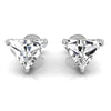 Triangle Shaped Moissanite Diamond Stud Earrings for Women