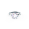2.25ct Round Brilliant Cut Moissanite Solitaire Engagement Ring