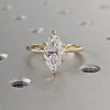 1.0 - 3.0 CT Marquise CVD Diamond Solitaire Engagement Ring