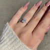 1.50 CT-3.50 CT Radiant CVD Diamond Pave Setting Engagement Ring
