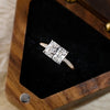 1.0 - 3.0 CT Radiant CVD Diamond Solitaire Engagement Ring