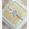 2.92ct Cushion Cut Moissanite Solitaire Engagement Ring