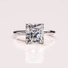 1.43 - 3.43 CT Radiant CVD Diamond Solitaire Engagement Ring