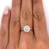 1.30-3.30 CT Round CVD Diamond Solitaire Engagement Ring