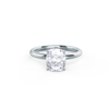 2.75ct Cushion Cut Moissanite Solitaire Engagement Ring