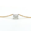 2 carat Emerald Diamond Necklace for Women
