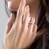2.0 - 4.0 CT Elongated Cushion Cut CVD Diamond Hidden Halo & Pave Engagement Ring