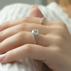 2.0 - 4.0 CT Round Cut CVD Diamond Milgrain Engagement Ring