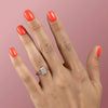 2.0 - 4.0  CT Radiant Cut CVD Diamond Hidden Halo Engagement Ring