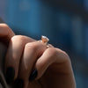 2.0 - 4.0  CT Radiant Cut CVD Diamond Dainty Engagement Ring