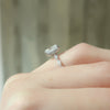 2.0 - 4.0  CT Radiant Cut CVD Diamond Hidden Halo & Pave Engagement Ring