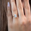 2.0 - 3.0 CT Emerald Cut CVD Diamond Solitaire Engagement Ring