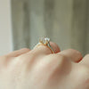 1.0 - 3.0 CT Round Cut CVD Diamond Pave Engagement Ring