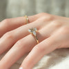 1.0- 3.0 CT Emerald Cut CVD Diamond Pave Engagement Ring