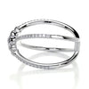 X Shaped Designer 0.40 Wedding Band