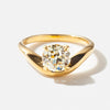 1.0CT-2.0CT Antique Old European Round Cut Moissanite Diamond Engagement Ring