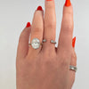 2.0 Ct Oval Solitaire Bezel Moissanite Diamond Engagement Ring