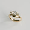 1.50CT-2.50CT East West Marquise Cut Diamond Unique Solitaire Engagement Ring