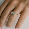 1.0CT-3.0CT Pear Cut Moissanite Diamond Unique Solitaire Engagement Ring