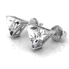 Triangle Shaped Moissanite Diamond Stud Earrings for Women