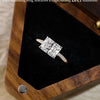 1.0 - 3.0 CT Radiant CVD Diamond Solitaire Engagement Ring