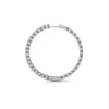 Round Cut Hoops Moissanite Diamond Earrings for Her