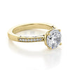 2.0CT Round Cut Moissanite Vintage Style Engagement Ring